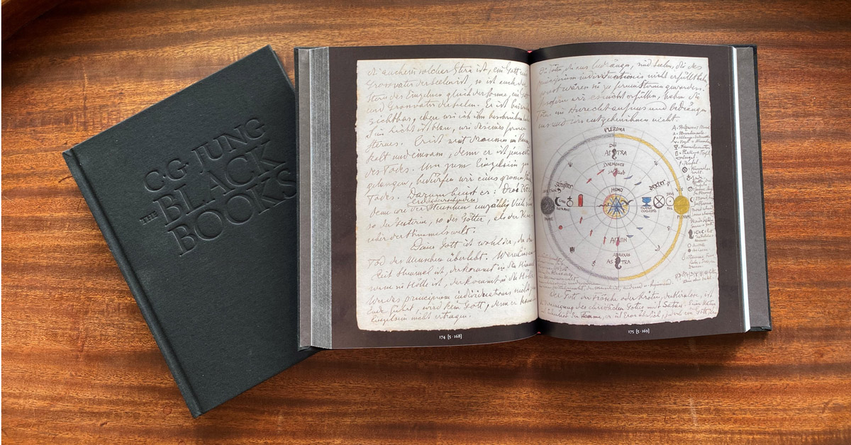 The Black Books open to the Systema Munditotius spread